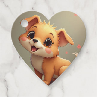 cute puppy Favour Tags