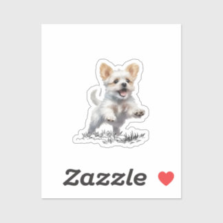 Cute Puppy for Sticker