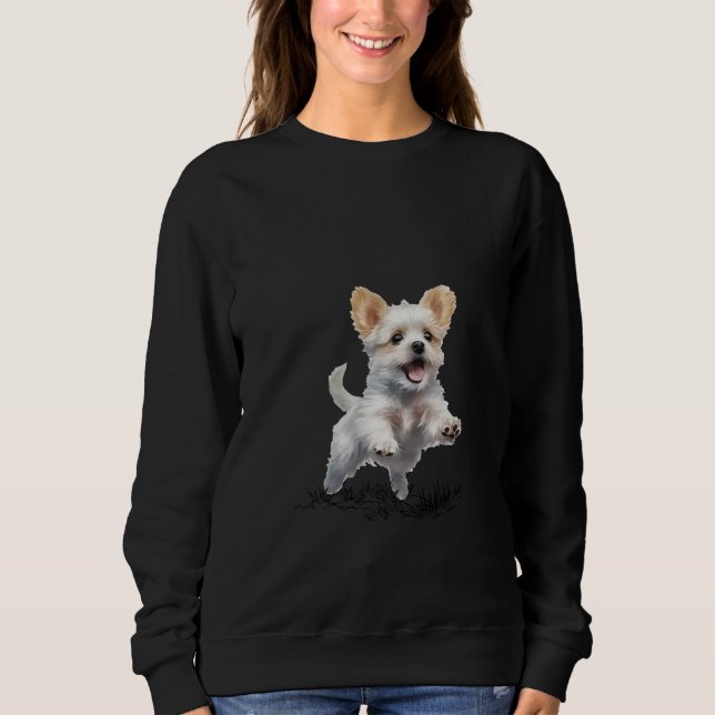 Cute Puppy for sweatshirt  (Front)