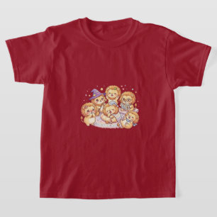 Cute Puppy Friends Kids T-Shirt