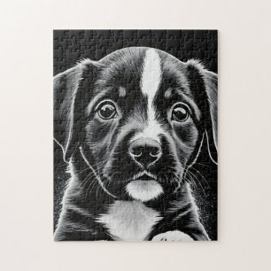 Cute Puppy Fun Puzzle - Medium Difficulty