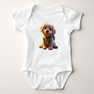 Cute Puppy, Golden Retriever, Baby BodysuitT-Shirt Baby Bodysuit
