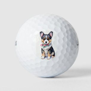Cute Puppy Golf Balls