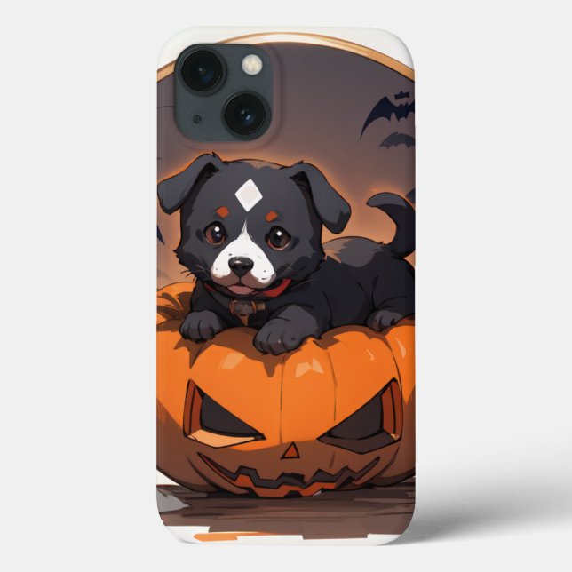 Cute Puppy Halloween Cosplay Phone Case (Back)