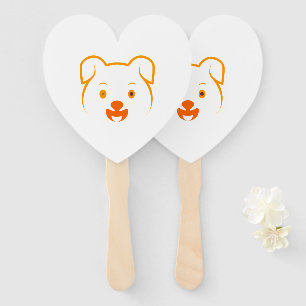 Cute Puppy Hand Fan