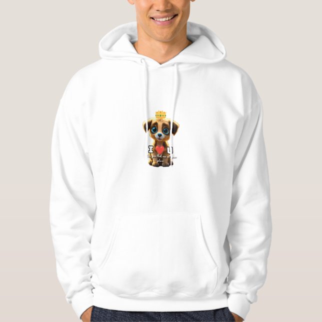 Cute puppy  hoodie (Front)
