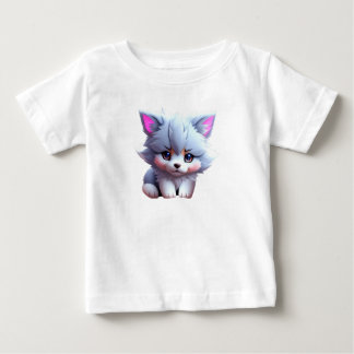 Cute puppy image in anime style baby T-Shirt