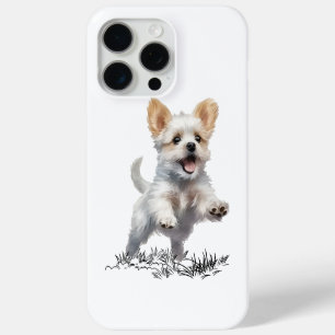“Cute Puppy iPhone 15 Pro Max Case – Adorable Dog
