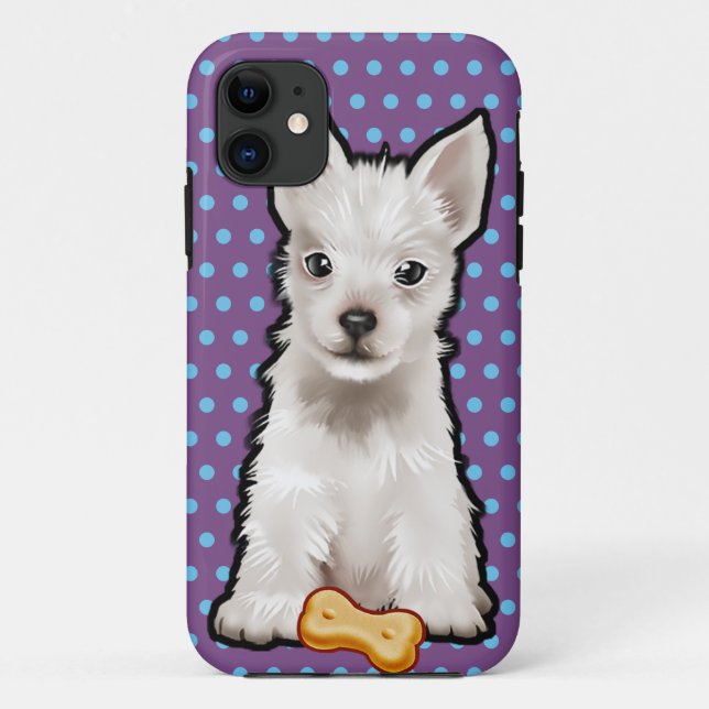 CUTE PUPPY iPhone SE + iPhone 5/5S case (Back)