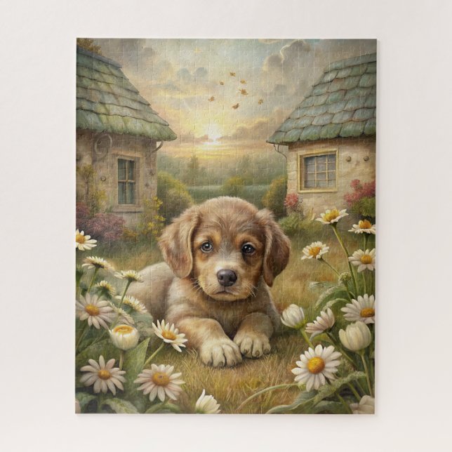 Cute Puppy Jigsaw Puzzle (Vertical)