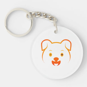 Cute Puppy Key Ring