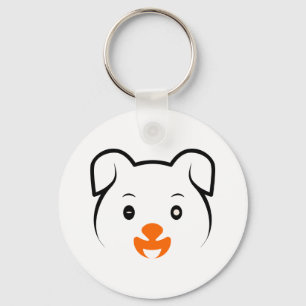 Cute Puppy Key Ring
