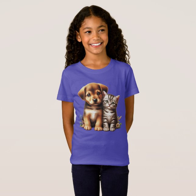 Cute puppy/kitten  T-Shirt (Front Full)