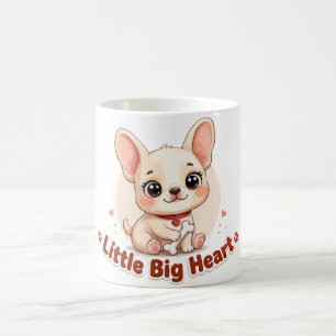 Cute Puppy Little Big Heart Coffee Mug
