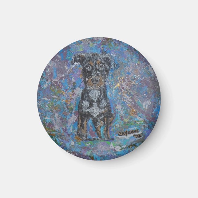 Cute Puppy Magnet (Front)