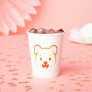 Cute Puppy  Paper Cups