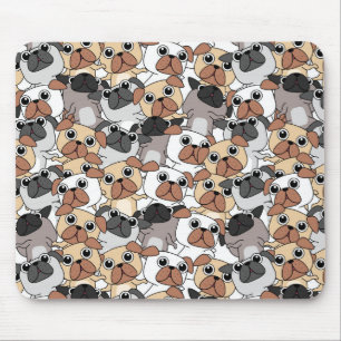 Cute Puppy Pattern Mouse Pad