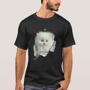 Cute Puppy Persian Cat Face Persian Cat T-Shirt