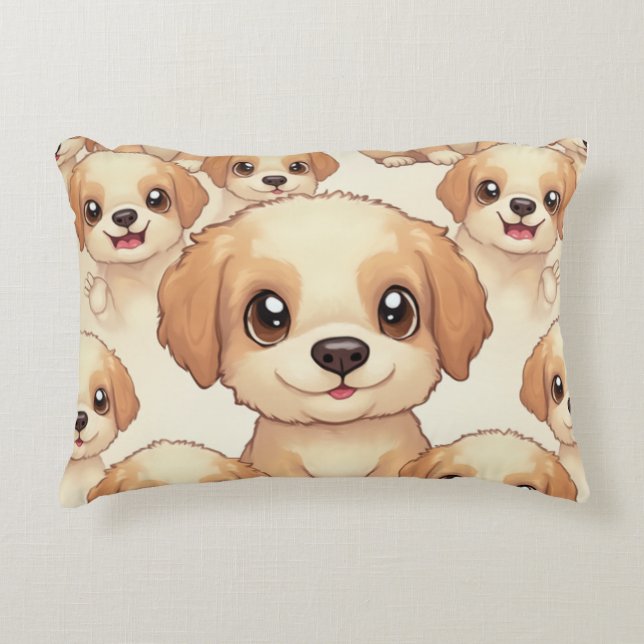 cute puppy pillow (Front)