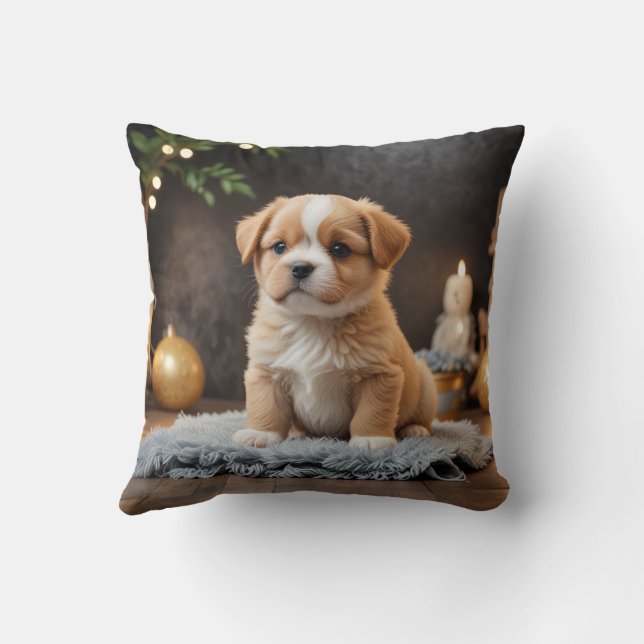 Cute puppy pillow cushion (Back)