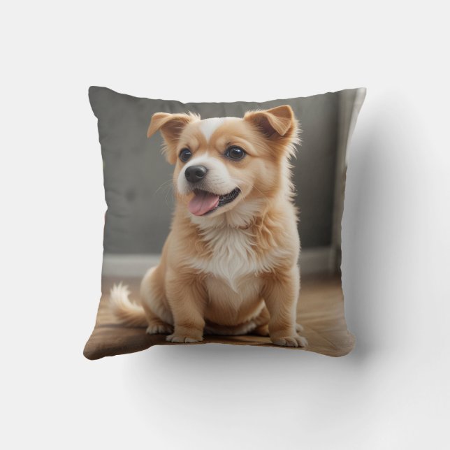 Cute puppy pillow cushion (Back)