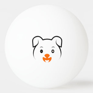 Cute Puppy Ping Pong Ball