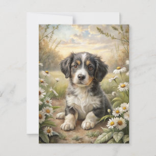 Cute Puppy Postcard