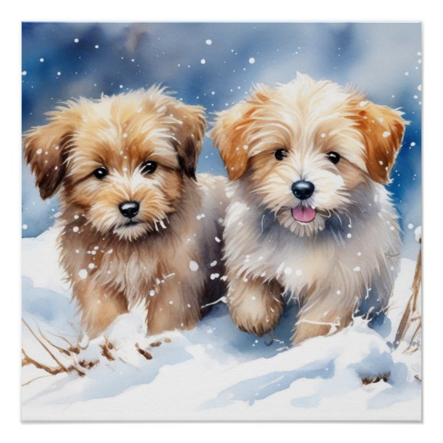 Cute puppy poster (Front)