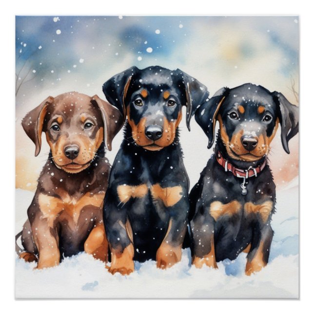 Cute puppy poster (Front)