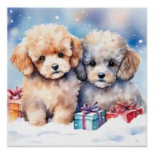 Cute puppy poster