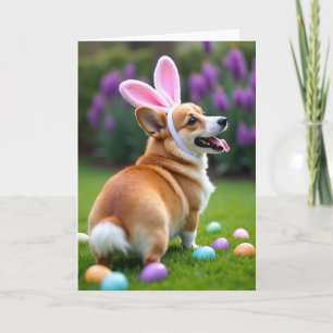 Cute Puppy Spring Celebration Card