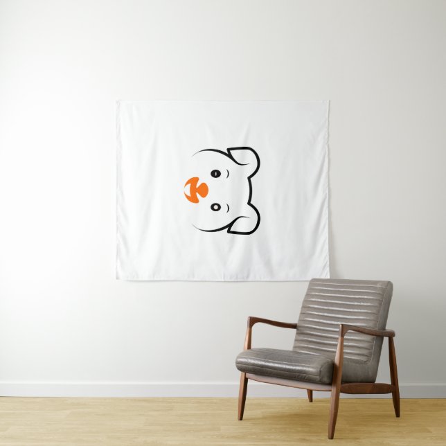 Cute Puppy Tapestry (In Situ (Horizontal))