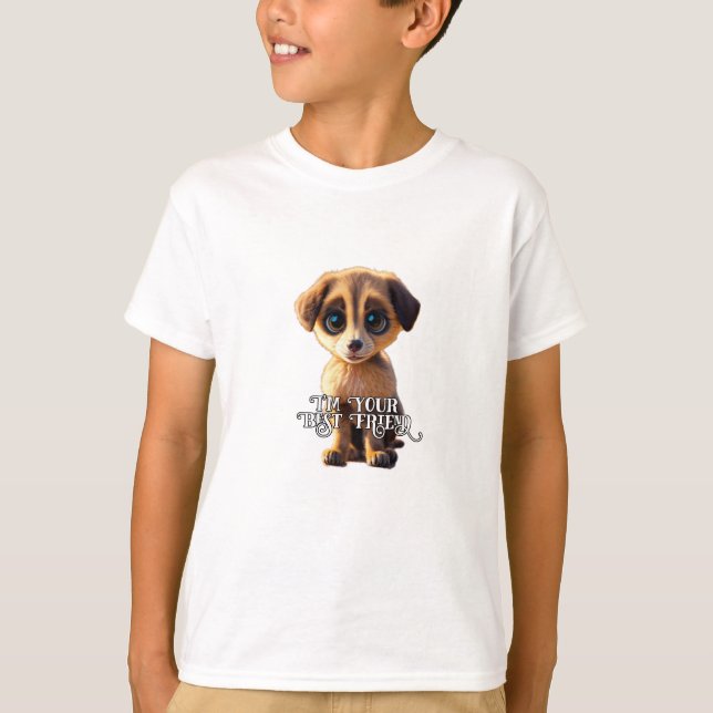 Cute puppy Tshirt  (Front)