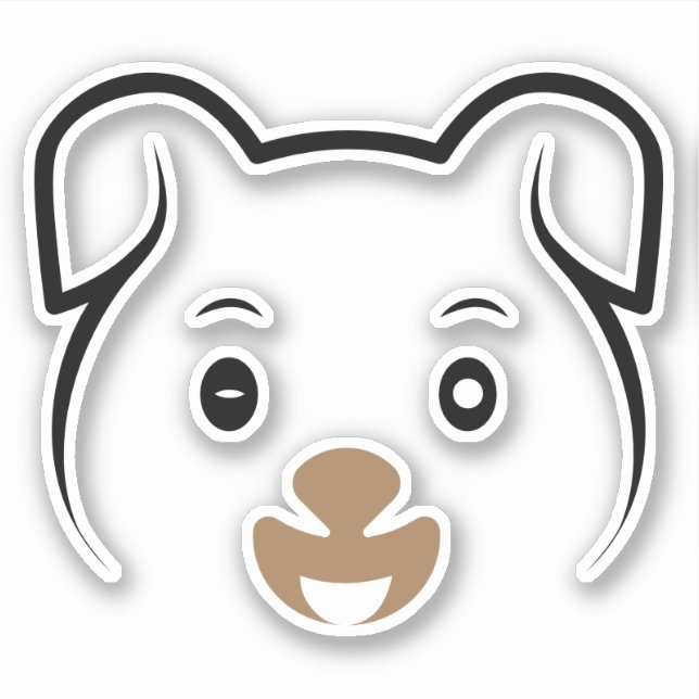 Cute Puppy Wink (Front)