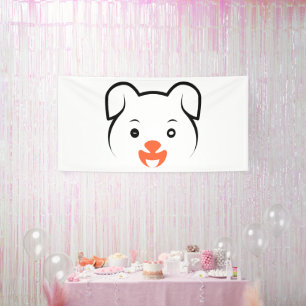 Cute Puppy Wink Banner