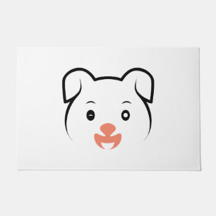 Cute Puppy Wink Doormat