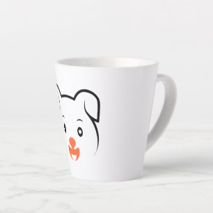 Cute Puppy Wink Latte Mug