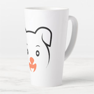 Cute Puppy Wink Latte Mug