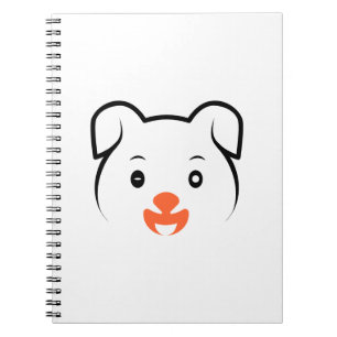 Cute Puppy Wink Notebook