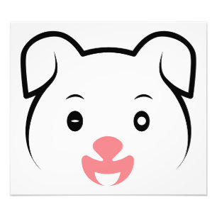 Cute Puppy Wink Photo Print
