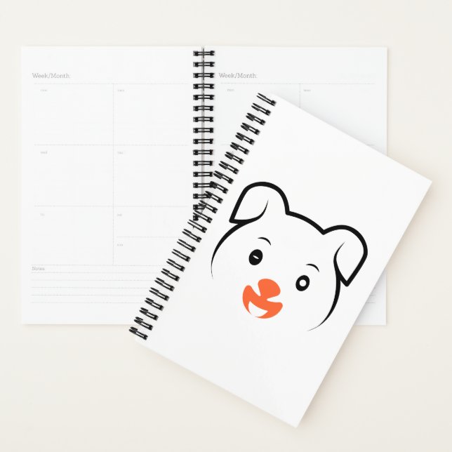 Cute Puppy Wink Planner (Display)