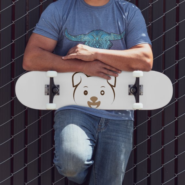 Cute Puppy Wink Skateboard (Outdoor 3)