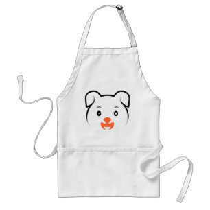 Cute Puppy Wink Standard Apron