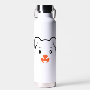 Cute Puppy Wink Water Bottle
