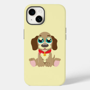 Cute Puppy With Beautiful Eyes Case-Mate iPhone 14 Case