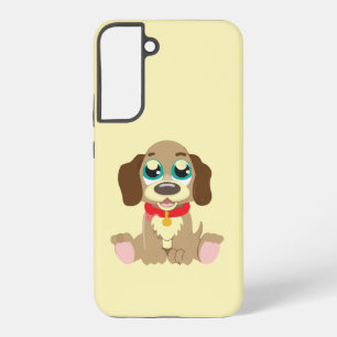 Cute Puppy With Beautiful Eyes Samsung Galaxy Case