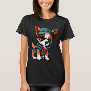 Cute Puppy With Sunglasses  2 T-Shirt