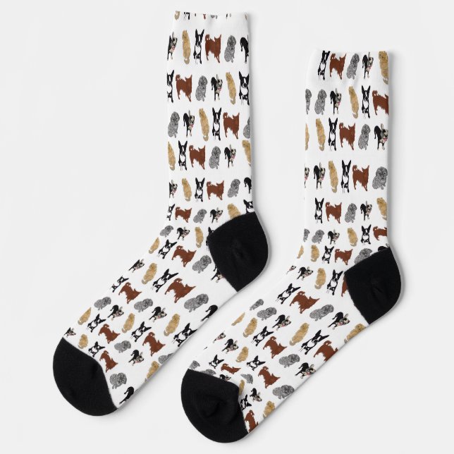 Cute Pups Crew socks (Left)