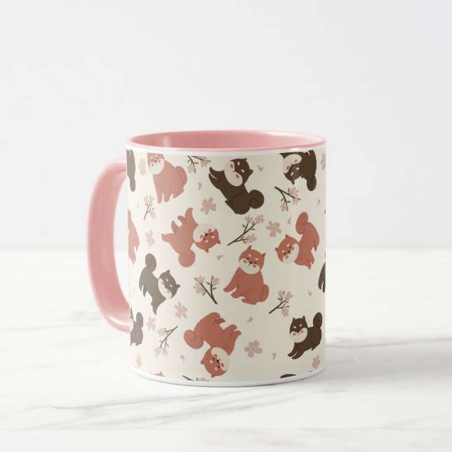 Cute  Pups Mug (Front Left)