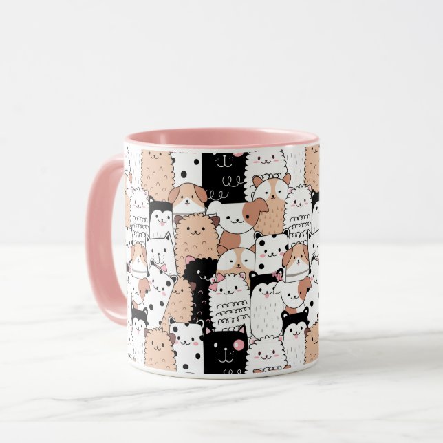 Cute  Pups Mug (Front Left)